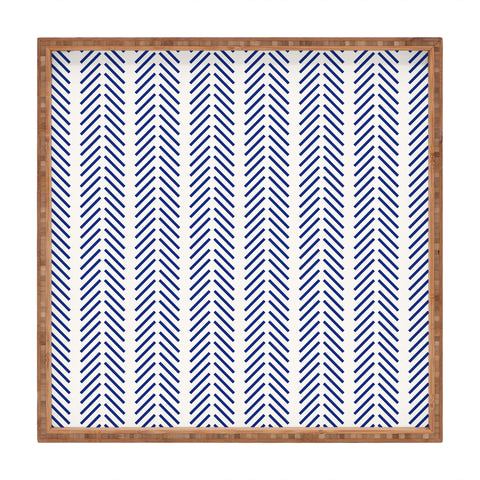 Holli Zollinger Nautical Lines Square Tray