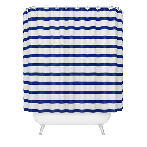 Holli Zollinger Nautical Stripe Shower Curtain