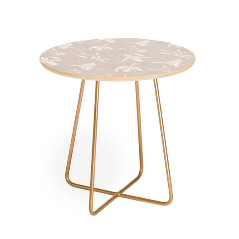Holli Zollinger ORCHID LINEN Round Side Table