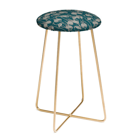 Holli Zollinger ORCHID MEDITERRANEAN Counter Stool