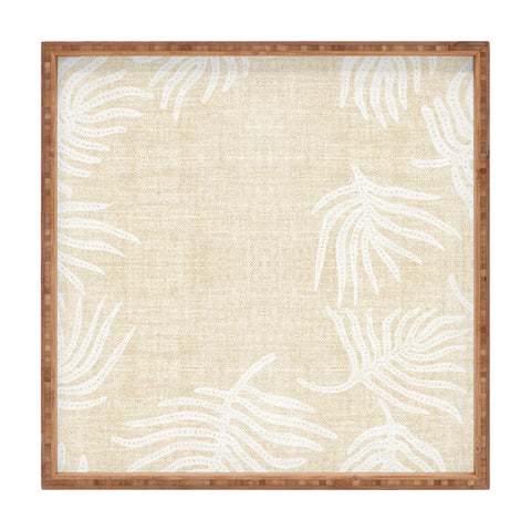 Holli Zollinger PALM LINEN Square Tray