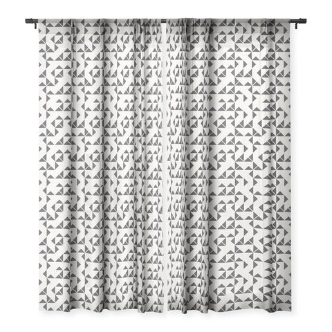 Holli Zollinger Pinwheels Sheer Window Curtain