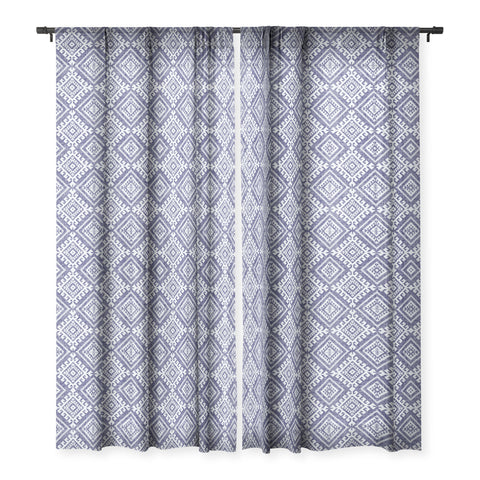 Holli Zollinger Shakami Denim Sheer Window Curtain