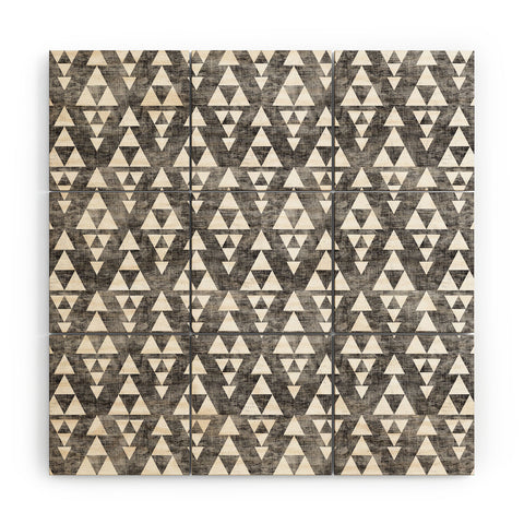 Holli Zollinger Stacked Wood Wall Mural