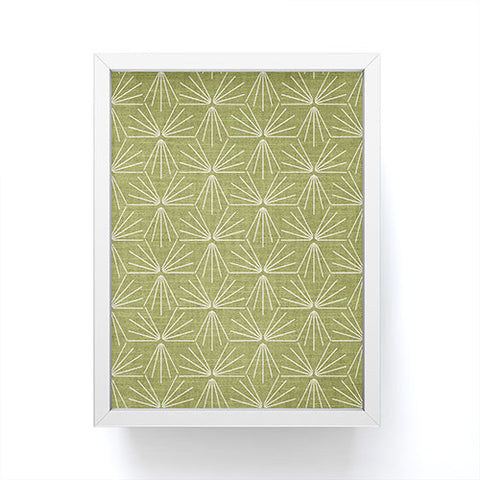 Holli Zollinger SUN TILE GREEN Framed Mini Art Print