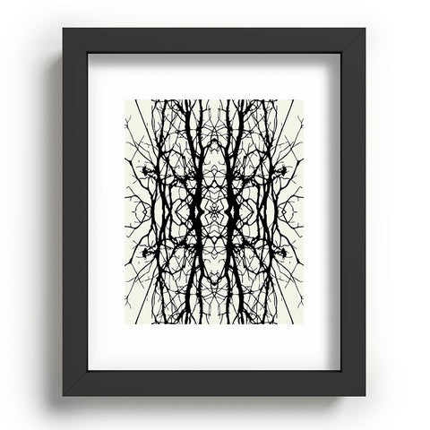 Holli Zollinger Tree Silhouette Black Recessed Framing Rectangle