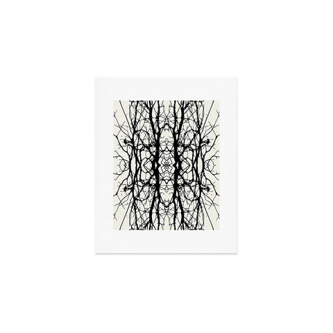 Holli Zollinger Tree Silhouette Black Art Print