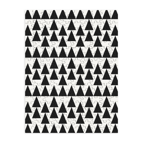Holli Zollinger Triangles Black Puzzle