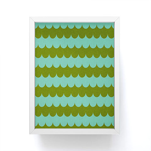 Holli Zollinger Waves Of Color Framed Mini Art Print