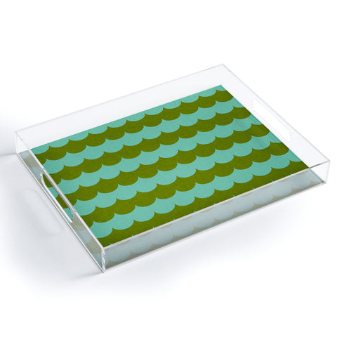 Holli Zollinger Waves Of Color Acrylic Tray
