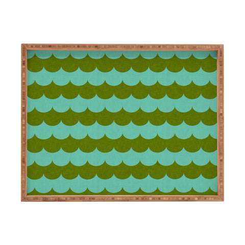 Holli Zollinger Waves Of Color Rectangular Tray