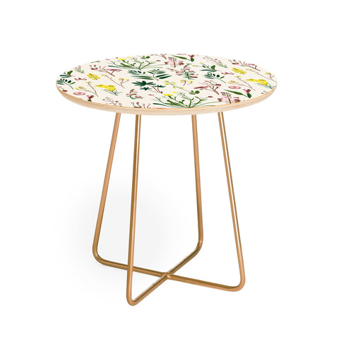Holli Zollinger WILDFLOWER STUDY LIGHT Round Side Table