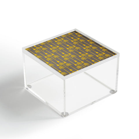 Holli Zollinger Yellow Arrow Acrylic Box