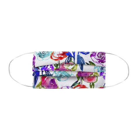 Holly Sharpe Abstract Watercolor Florals Face Mask