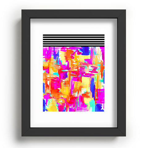 Holly Sharpe Colorful Chaos 1 Recessed Framing Rectangle