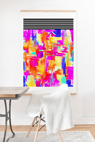 Holly Sharpe Colorful Chaos 1 Art Print And Hanger