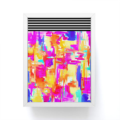 Holly Sharpe Colorful Chaos 1 Framed Mini Art Print