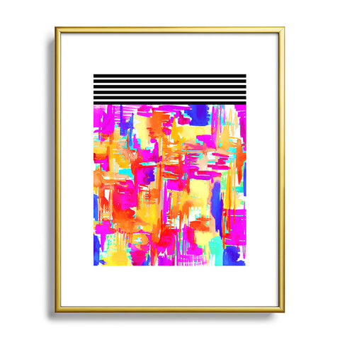 Holly Sharpe Colorful Chaos 1 Metal Framed Art Print