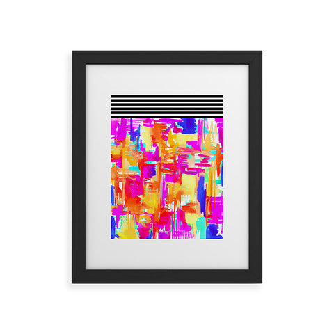 Holly Sharpe Colorful Chaos 1 Framed Art Print