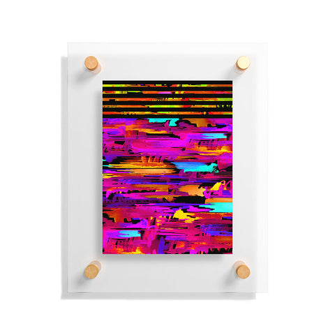 Holly Sharpe Colorful Chaos 2 Floating Acrylic Print