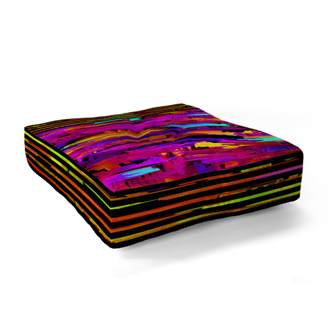 Holly Sharpe Colorful Chaos 2 Floor Pillow Square