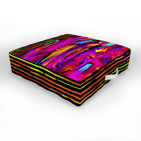 Holly Sharpe Colorful Chaos 2 Outdoor Floor Cushion