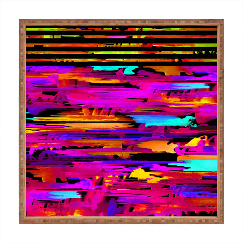 Holly Sharpe Colorful Chaos 2 Square Tray