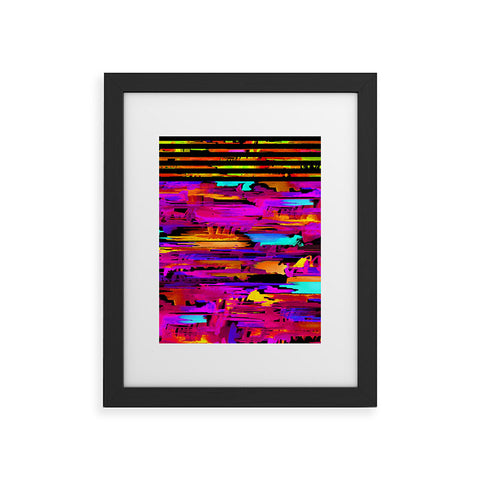 Holly Sharpe Colorful Chaos 2 Framed Art Print