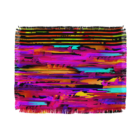 Holly Sharpe Colorful Chaos 2 Throw Blanket