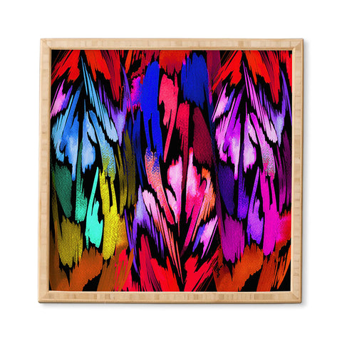 Holly Sharpe Feather Rainbow Framed Wall Art