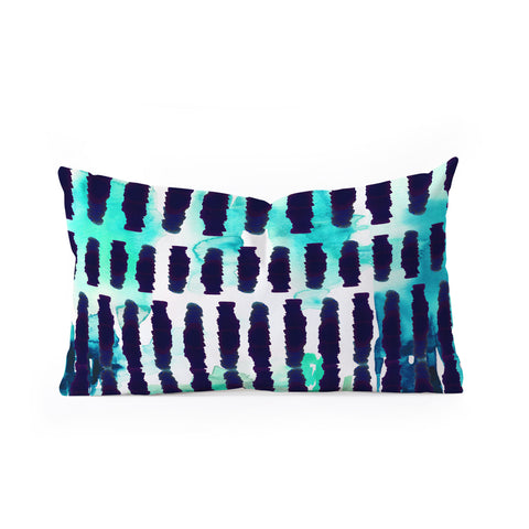 Holly Sharpe Inky Abstract Oblong Throw Pillow