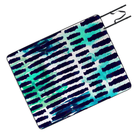 Holly Sharpe Inky Abstract Picnic Blanket