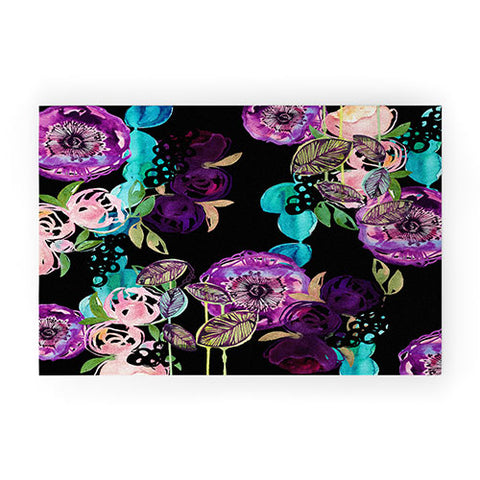 Holly Sharpe Opulent Floral Welcome Mat