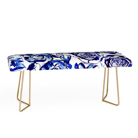Holly Sharpe Painted Blue Bench