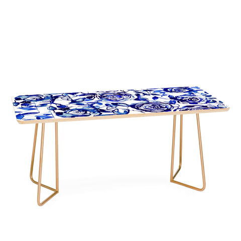 Holly Sharpe Painted Blue Coffee Table