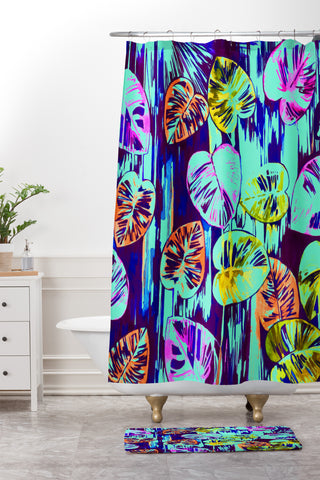 Holly Sharpe Painted Tropics Shower Curtain And Mat