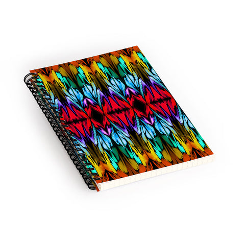Holly Sharpe Parrot Patterns Spiral Notebook