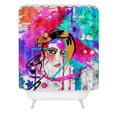 Holly Sharpe Passion Shower Curtain