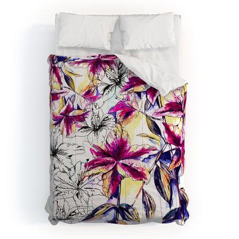 Holly Sharpe Rainbow Lily Comforter