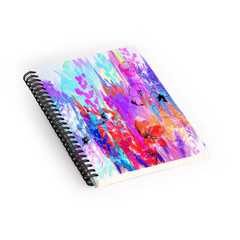 Holly Sharpe Summer Rain Spiral Notebook