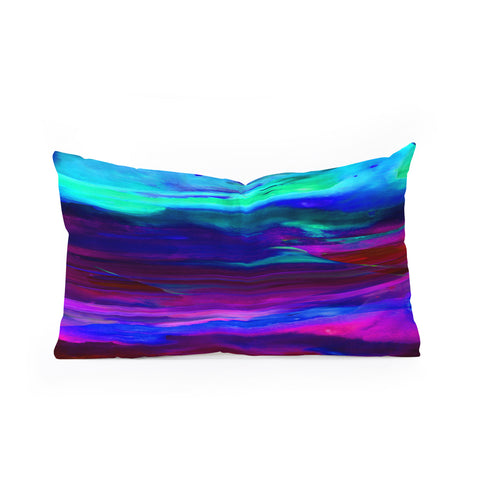Holly Sharpe Sunset Sky at Night Oblong Throw Pillow