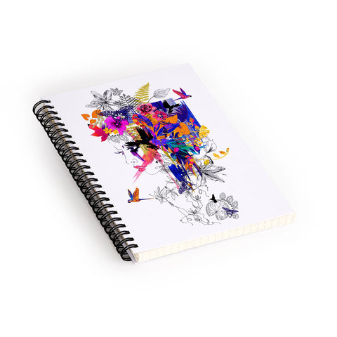 Holly Sharpe Tropical Girl Colourway Spiral Notebook