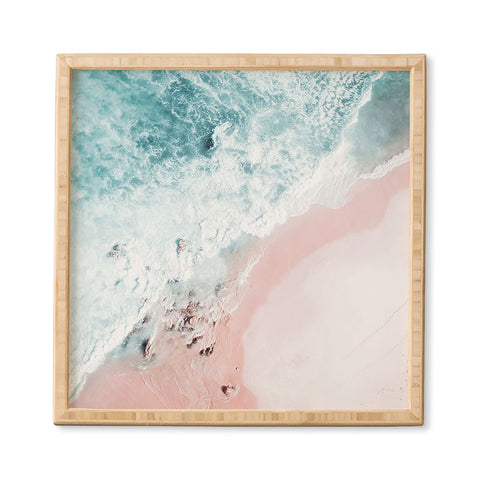 Ingrid Beddoes Aerial Ocean Print Framed Wall Art