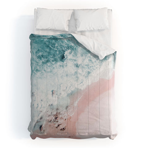 Ingrid Beddoes Aerial Ocean Print Comforter