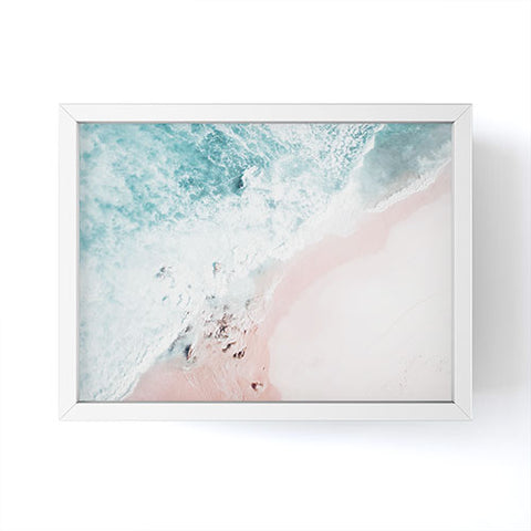 Ingrid Beddoes Aerial Ocean Print Framed Mini Art Print