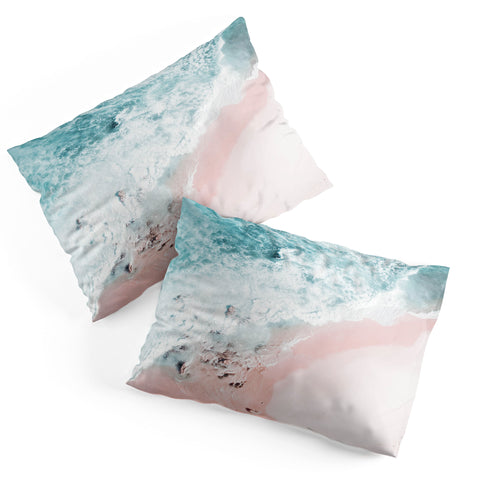 Ingrid Beddoes Aerial Ocean Print Pillow Shams