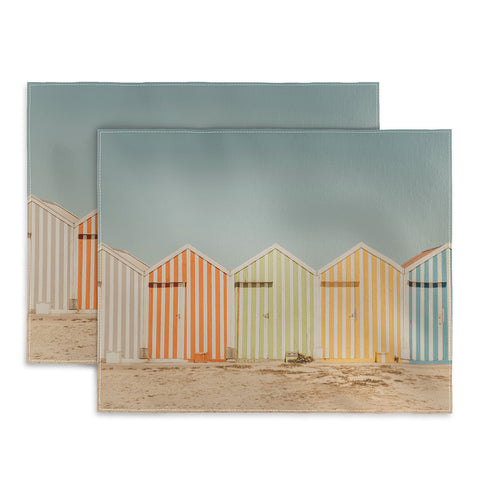 Ingrid Beddoes Beach Huts II Placemat
