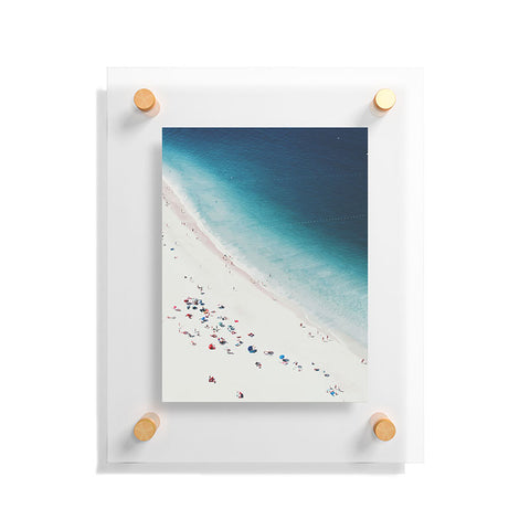 Ingrid Beddoes Beach Midnight Blue Floating Acrylic Print