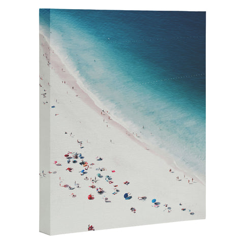 Ingrid Beddoes Beach Midnight Blue Art Canvas