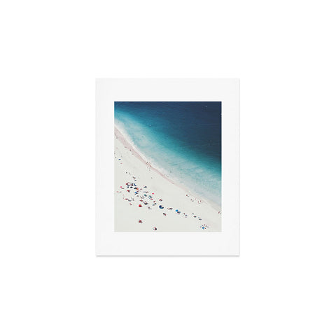 Ingrid Beddoes Beach Midnight Blue Art Print